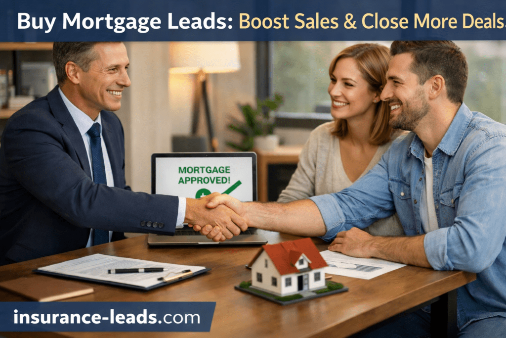 Buy Mortgage Leads Boost Sale